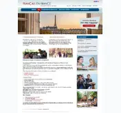 Kleine Seitenvorschau von francaisenfrance.de