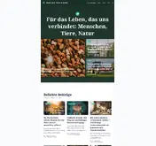 Kleine Seitenvorschau von menschen-tiere-natur.de