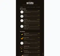 Kleine Seitenvorschau von menu.miperu.de