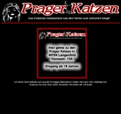 Kleine Seitenvorschau von prager-katzen.de