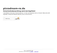 Kleine Seitenvorschau von pizzadream-re.de