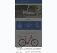 Kleine Seitenvorschau von fahrrad-freitag.de