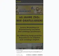 Kleine Seitenvorschau von fahrrad-hahne.de