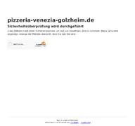 Kleine Seitenvorschau von pizzeria-venezia-golzheim.de