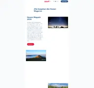 Kleine Seitenvorschau von magazin.hessen-tourismus.de
