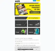 Kleine Seitenvorschau von fahrrad-nerz.de