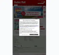 Kleine Seitenvorschau von guter-rat-abo.de