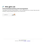 Kleine Seitenvorschau von me.gov.ua