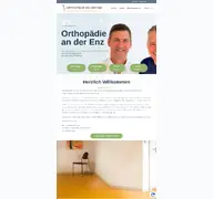 Kleine Seitenvorschau von orthopaedie-enz.de