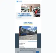 Kleine Seitenvorschau von parkeninstade.de
