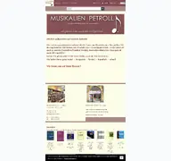 Kleine Seitenvorschau von noten-petroll.de