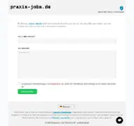 Kleine Seitenvorschau von praxis-jobs.de