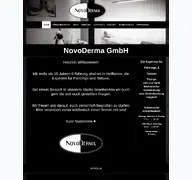 Kleine Seitenvorschau von novoderma.de