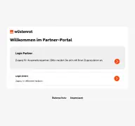 Kleine Seitenvorschau von partnerportal.wuestenrot.de
