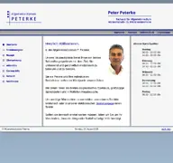 Kleine Seitenvorschau von praxis-peterke.de