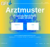 Kleine Seitenvorschau von praxisscheckheft.de