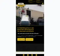 Kleine Seitenvorschau von taxizentrale3a.de