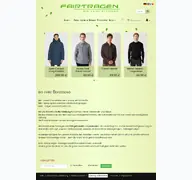 Kleine Seitenvorschau von fairtragen.de