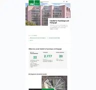 Kleine Seitenvorschau von fak11.lmu.de