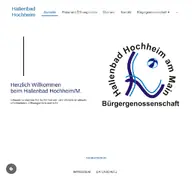 Kleine Seitenvorschau von hallenbadhochheim.de