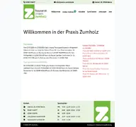 Kleine Seitenvorschau von praxis-zumholz.de