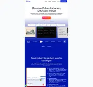 Kleine Seitenvorschau von prezi.com
