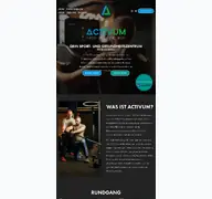 Kleine Seitenvorschau von activum-blumberg.de