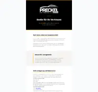 Kleine Seitenvorschau von preckel.de