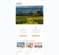 Kleine Seitenvorschau von hangst-immobilien.de