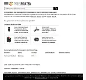 Kleine Seitenvorschau von preispiraten.de