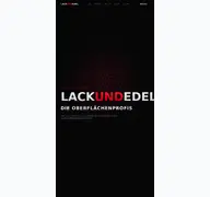 Kleine Seitenvorschau von lackundedel.de