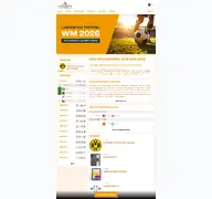 Kleine Seitenvorschau von landewyck.webtippspiel.de