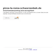 Kleine Seitenvorschau von pizza-la-roma-schwarzenbek.de