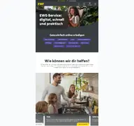 Kleine Seitenvorschau von service.ewe.de