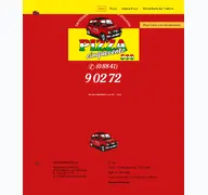 Kleine Seitenvorschau von pizza500.de