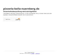 Kleine Seitenvorschau von pizzeria-bella-nuernberg.de