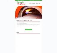 Kleine Seitenvorschau von pizzeria-depaola.de