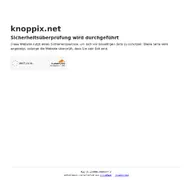 Kleine Seitenvorschau von knoppix.net