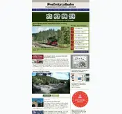 Kleine Seitenvorschau von pressnitztalbahn.de