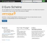 Kleine Seitenvorschau von prestige.nulleuro-otto.de