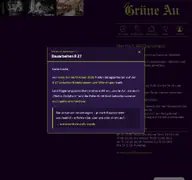 Kleine Seitenvorschau von grueneau.de