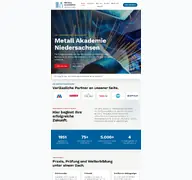 Kleine Seitenvorschau von metallakademie-niedersachsen.de