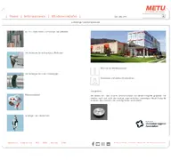 Kleine Seitenvorschau von metu.de
