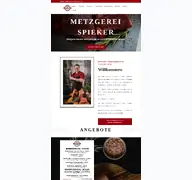 Kleine Seitenvorschau von metzgerei-spieker.de