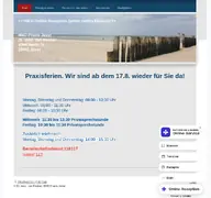 Kleine Seitenvorschau von hno-praxis-jever.de