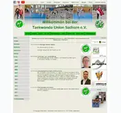 Kleine Seitenvorschau von taekwondo-union-sachsen.de