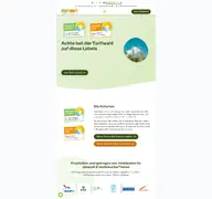 Kleine Seitenvorschau von gruenerstromlabel.de