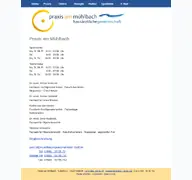 Kleine Seitenvorschau von muehlbach-praxis-umkirch.de