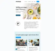 Kleine Seitenvorschau von primus-service.de