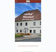Kleine Seitenvorschau von gasthof-thiendorf.de